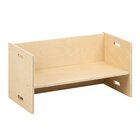Kubenbank 72 x 36 cm, Holzfarbe natur