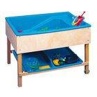 Beh�lter mit Hahn und Abfluss f�r den Sand-Wasser-Tisch