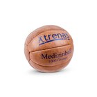 Medizinball aus Leder 1 kg, Durchmesser 21 cm