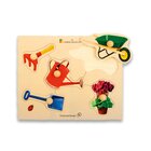 Holz-Puzzle Garten mit gro�en Griffen, ab 3 Jahre