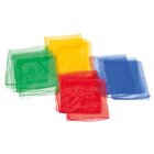 Jongliert�cher - 4 Farben 68 x 68 cm, 12er-Set, rot, blau, gelb, gr�n