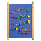 RoadRunner blau MDF, 80 x 56 cm, Wandspiel