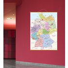 Leinenkarte in Schulausf�hrung, Deutschland politisch