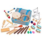 Rhythmik-Tasche mit 26 Instrumenten, ab 3 Jahre