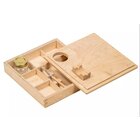 Holztablett mit �bungen zum Kleben