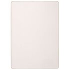 Tischplatte rechteckig: milchwei� - 118 x 75 x 2 cm