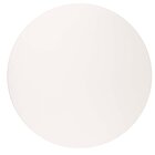 Tischplatte rund: milchwei� - � 115 x 2 cm