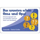 Das wussten schon Oma und Opa, Kartenspiel f�r Senioren