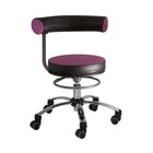 Sanus Gesundheitsstuhl 42-51 cm, Kunstleder lila/schwarz, mit B�rorollen