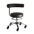 Sanus Gesundheitsstuhl 46-54 cm, Kunstleder schwarz, mit Rollstopp