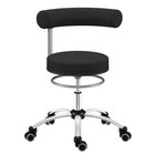 Sanus Gesundheitsstuhl  42-51 cm, Stoff schwarz, mit B�rorollen