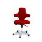 Sanus B�rostuhl Variowip, Sitzh�he 37-44 cm, Stoff, rot, mit Feststeller