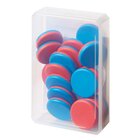 Wendepl�ttchen Sch�lerdose - blau/rot (20Stk)