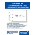 St�pselkarten Rechnen +, - bis 1000