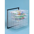 Trockengestell zur Wandmontage, 20 Gitter f�r DIN A3-Bilder