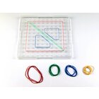 Geobrett transparent Quadrat 23x23 cm, aus RE-Plastic�