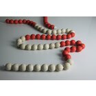 Riesen Rechenkette 100er Zahlenraum, RE-WOOD� rot/wei� 10er Schritt f�r den Lehrer