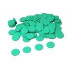 Spielchips gr�n, 100 St�ck aus RE-Plastic