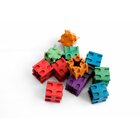 100 Steckw�rfel 2 x 2 x 2 cm, aus RE-Wood� in 10 Farben