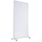 xilent Akustik-Stellwand, BxH 100x200 cm, wei�, verst�rkte Standf��e, Rollen
