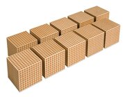 Holzkubus, per 10 St�ck