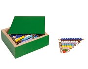 lose Perlen, Glas Farbige Perlentreppen - zehn S�tze lose Perlen, Glas