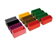 Satz mit 12 Auftragsk�sten f�r die Sprachk�sten