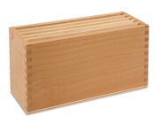 Kasten mit f�nf F�chern f�r die Karten Land - Wasser