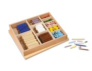 Kasten mit Perlenst�bchen f�r den Umtausch des Decanoms - lose Perlen, Glas