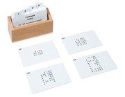 Kasten mit Aufgabenkarten f�r das Punktspiel