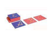 Sandpapierbuchstaben lateinische Ausgangsschrift, Gro�buchstaben (internationale Version), ab 4 Jahre