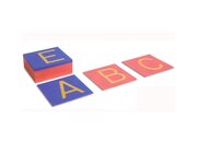 Sandpapierbuchstaben Druckschrift, Gro�buchstaben (internationale Version), ab 4 Jahre