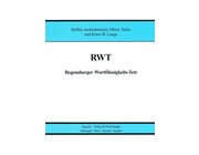 RWT - Regensburger Wortfl�ssigkeits-Test, 8 - 15 Jahre und ab 18 Jahre