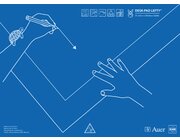 Schreibtisch-Auflage f�r Linksh�nder DESK-PAD LEFTY�, mit �bungsheft