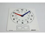 Folienuhrensatz wei� 10 Teile, 11x12cm