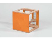 W�rfel mit Spiegel orange