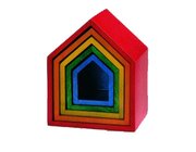 Regenbogen-H�uschensatz, 5-teilig