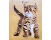Holz-Puzzle Katze mit gro�en Griffen, ab 2 Jahre