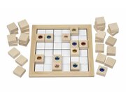 Juwelen-Sudoky 6 x 6, Logikspiel mit Farben, ab 4 Jahre