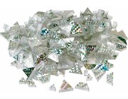 Prismo Glitzer Trapeze 300 St�ck Silber durchgef�rbt