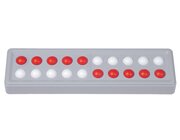 Abaco 20 - Modell B 5/5 Kugeln versetzt (rot/wei�), 4-7 Jahre