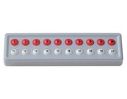 Abaco 20 mit Zahlen - Modell A 10/10 Kugeln (rot/wei�), 4-7 Jahre