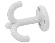 3er Garderobenhaken lichtgrau, 1 St�ck