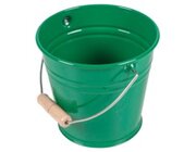 Eimer aus Metall gro� gr�n, ab 3 Jahre