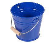 Eimer aus Metall gro� blau, ab 3 Jahre