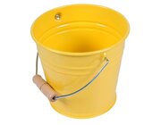 Eimer aus Metall gro� gelb, ab 3 Jahre