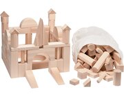 Gro�bausteine aus Buche natur, ab 2 Jahre