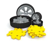 Giant Polydron R�der und Quadrate 8 Teile