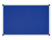 Textiltafel blau mit Alurahmen, 150 x 100 cm