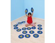 Buchstaben-Matten rutschfest 26 St�ck ohne Kunststoffbox, 4-7 Jahre